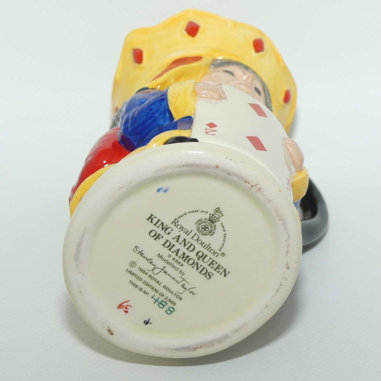 D6969 Royal Doulton toby jug King and Queen of Diamonds | LE 488/2500
