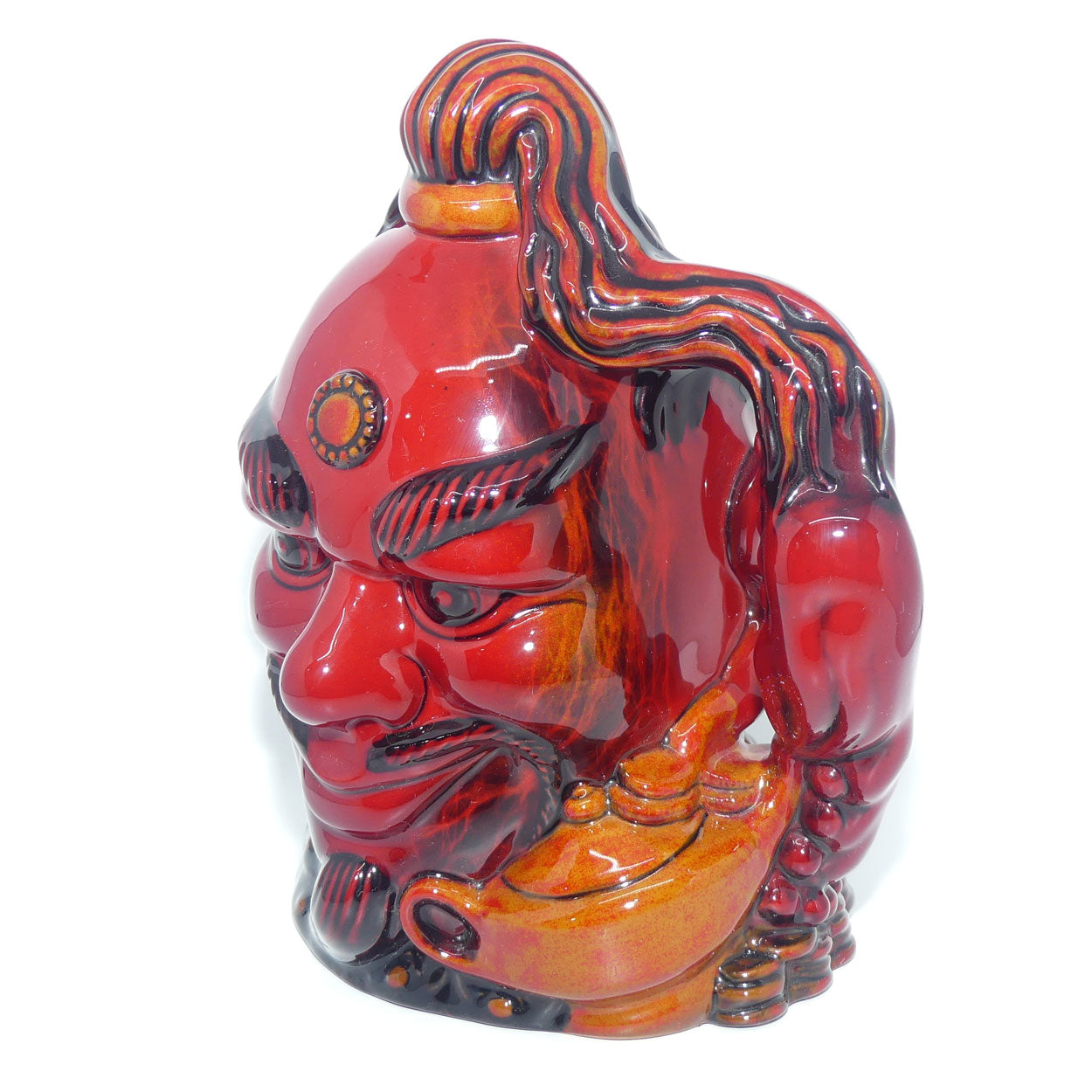 D6971 Royal Doulton large character jug Aladdin's Genie | Flambe