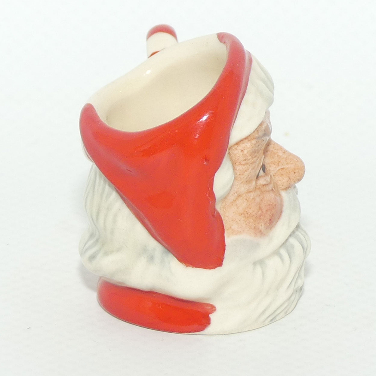 D6980 Royal Doulton tiny character jug Santa | Candy Cane handle