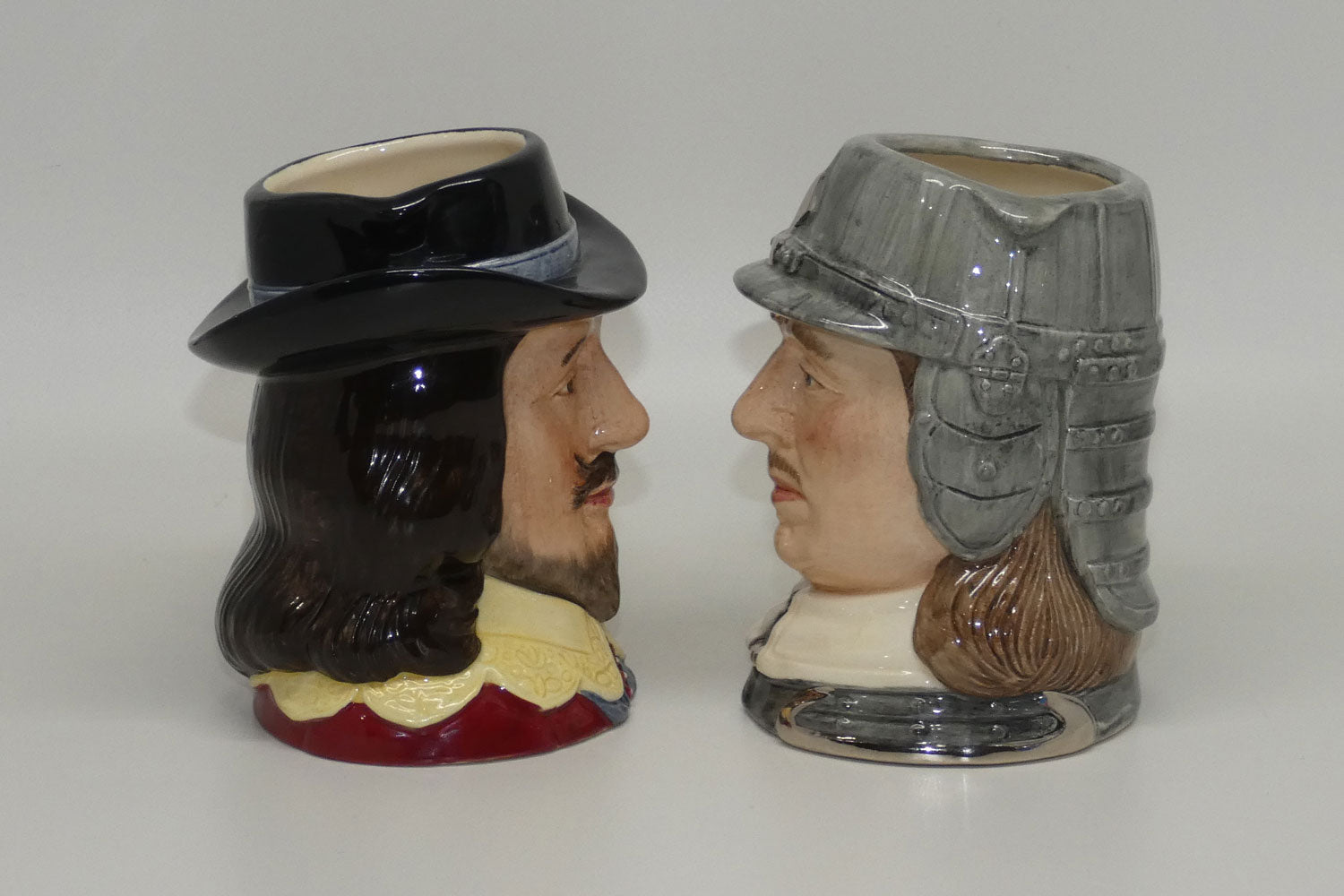 d6985-d6986-royal-doulton-small-character-jug-set-king-charles-i-oliver-cromwell