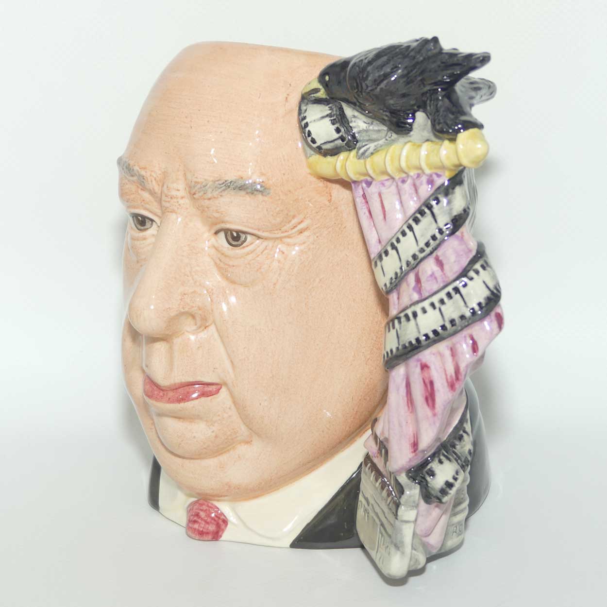 D6987 Royal Doulton large character jug Alfred Hitchcock | Pink Curtain | #2