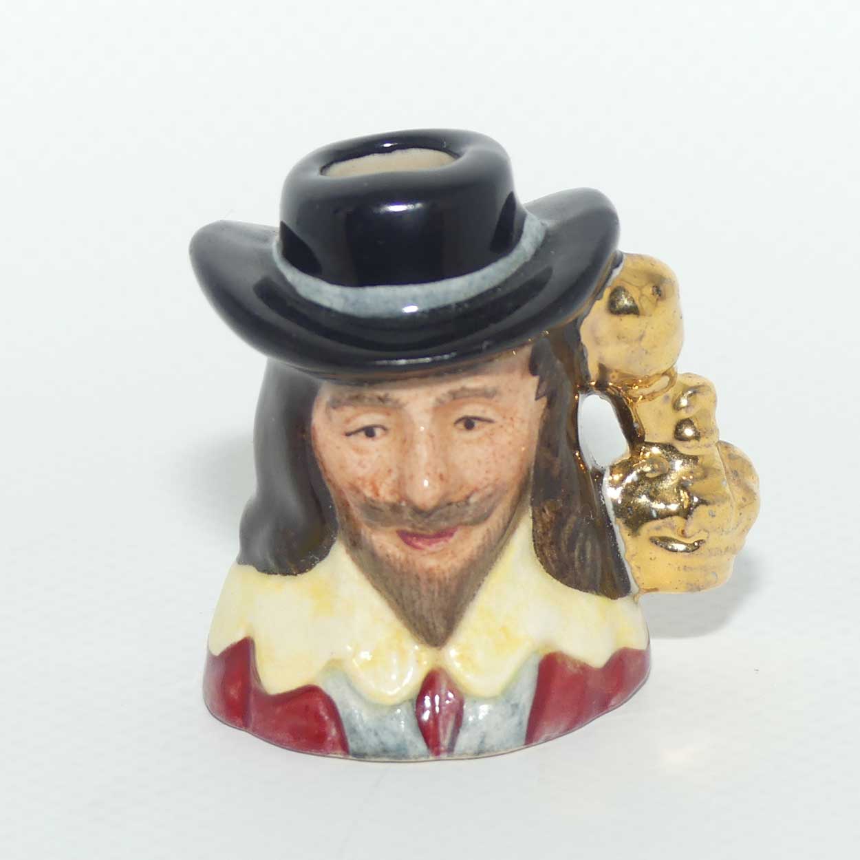 D6995 Royal Doulton tiny character jug Charles I | Kings and Queens of the Realm | LE91/2500