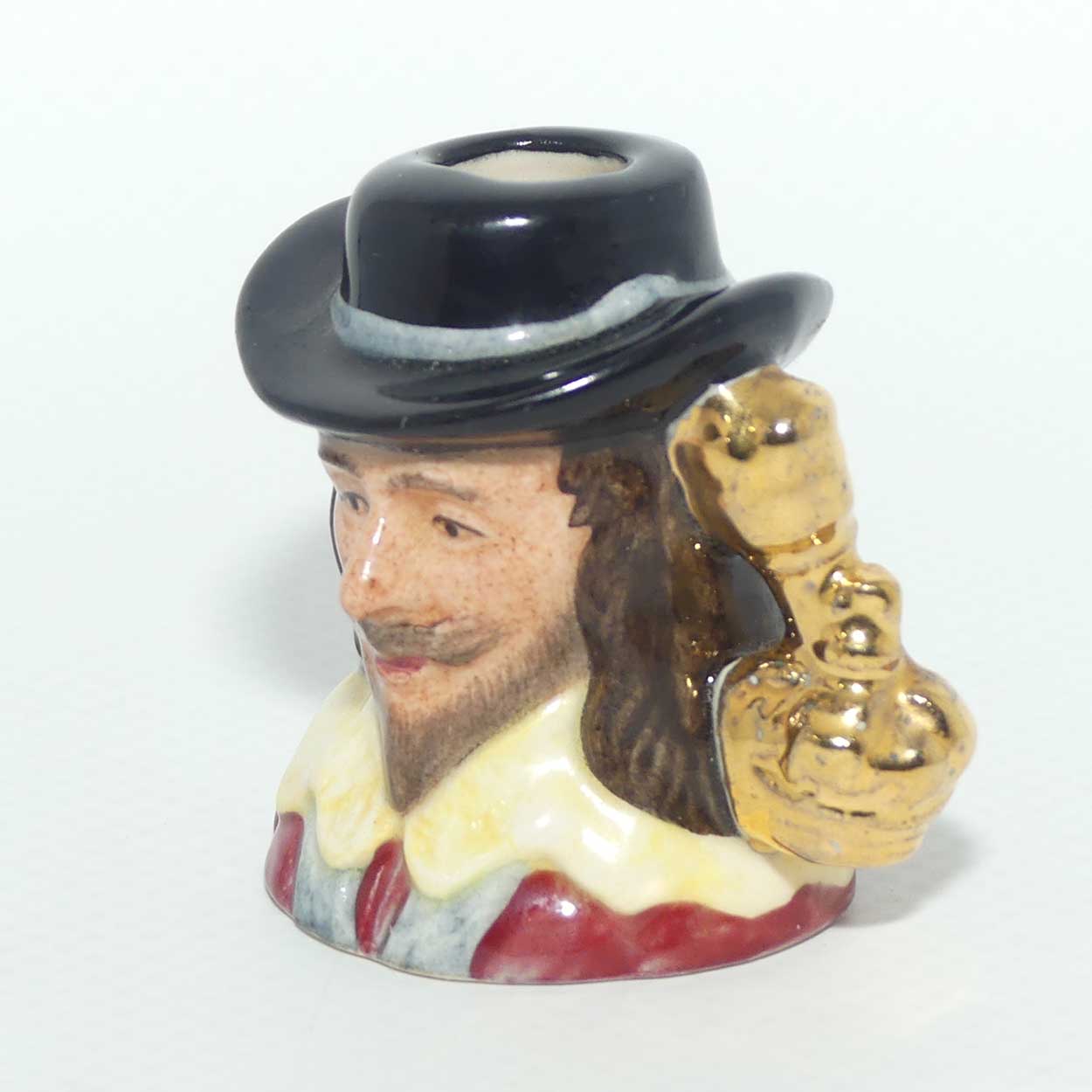 D6995 Royal Doulton tiny character jug Charles I | Kings and Queens of the Realm | LE91/2500