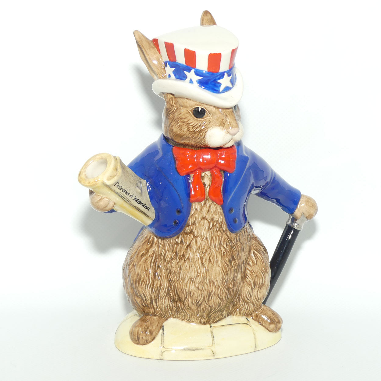 D6996 Royal Doulton Bunnykins U.S.A President Teapot | LE 2500