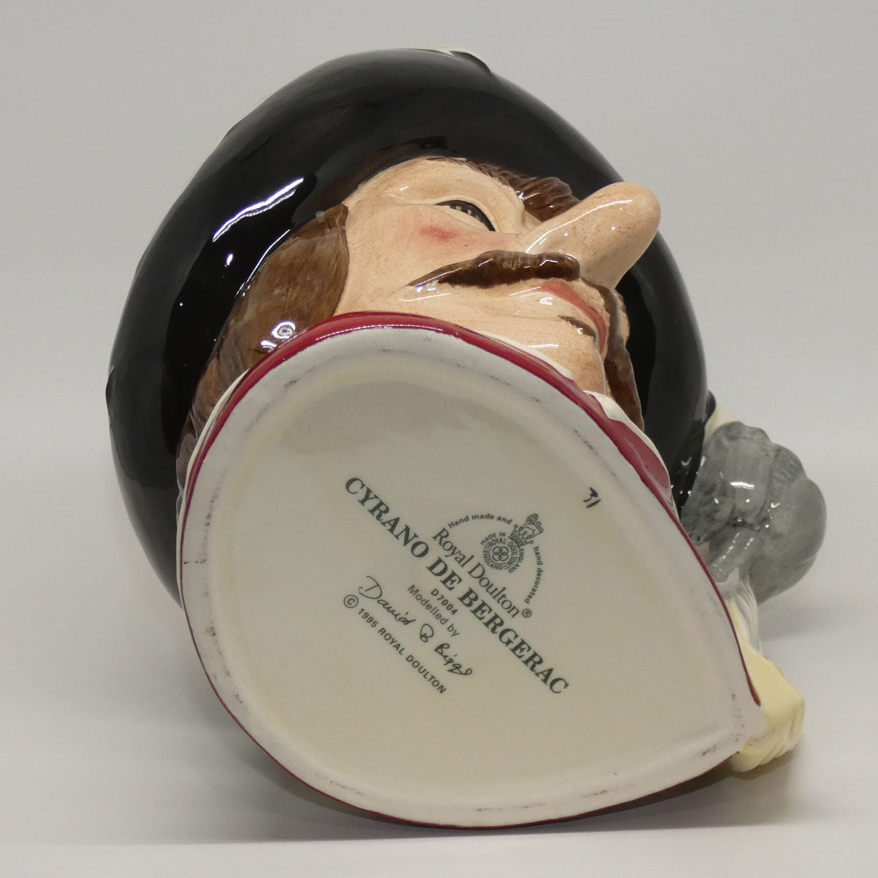 D7004 Royal Doulton large character jug Cyrano De Bergerac