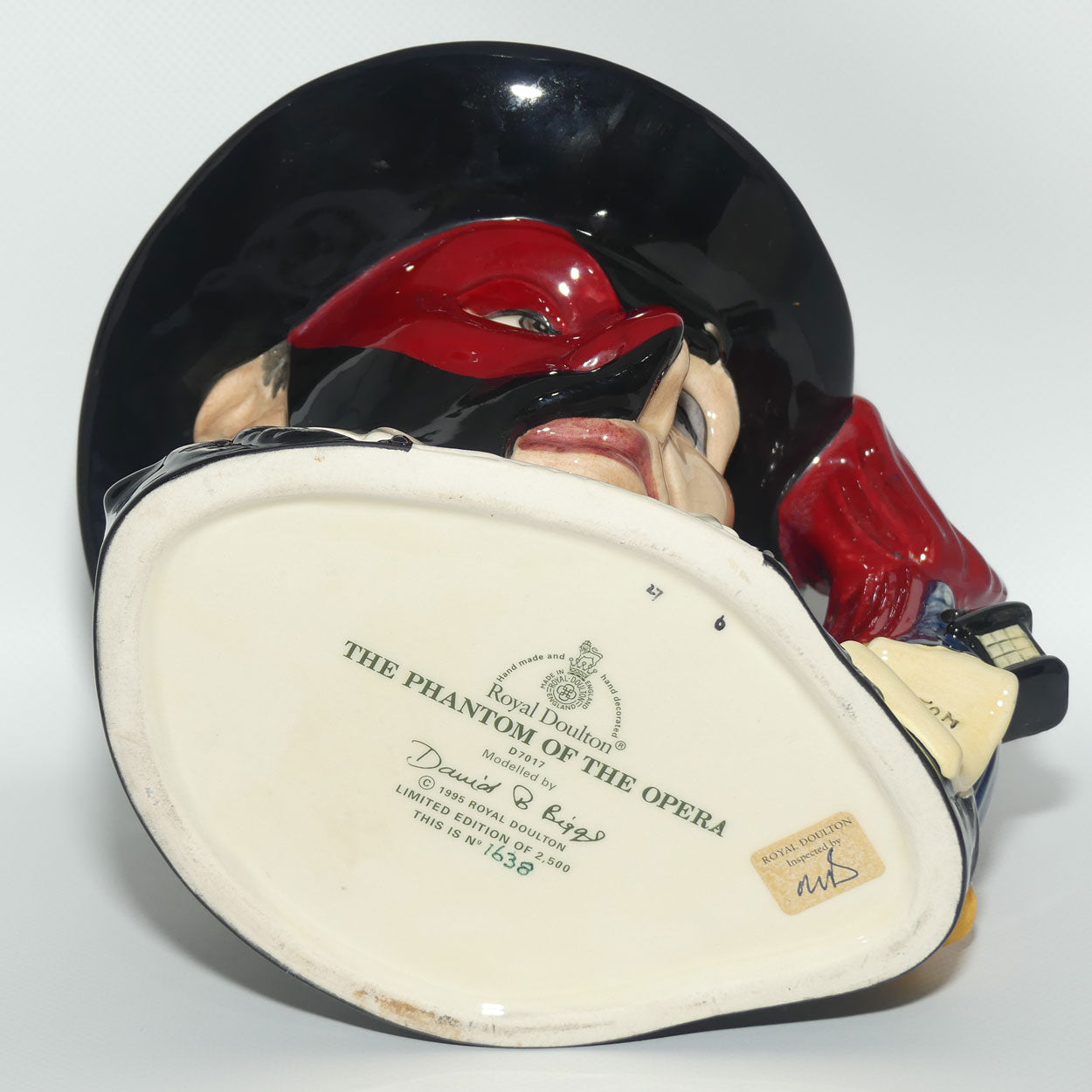 D7017 Royal Doulton large character jug Phantom of the Opera | LE 1638/2500 | Cert