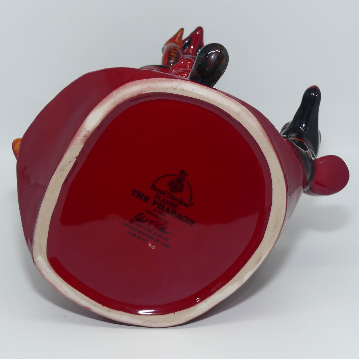 D7028 Royal Doulton large character jug The Pharaoh | Flambe