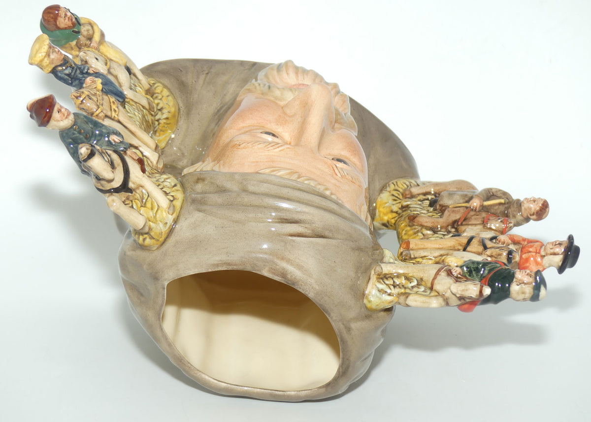 D7029 Royal Doulton large double handle character jug Geoffrey Chaucer | LE 734/1500 + Cert