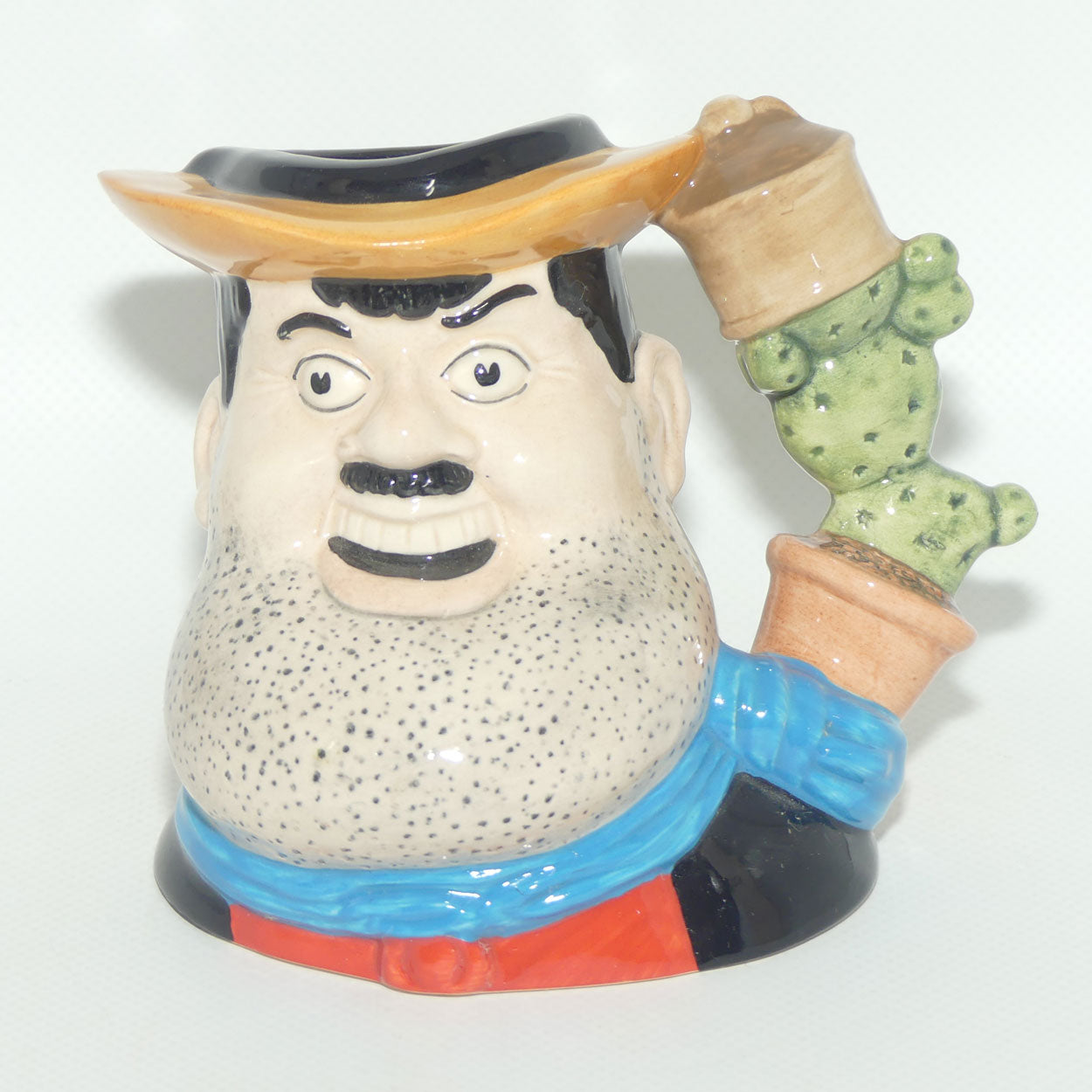 D7034 Royal Doulton small character jug Desperate Dan