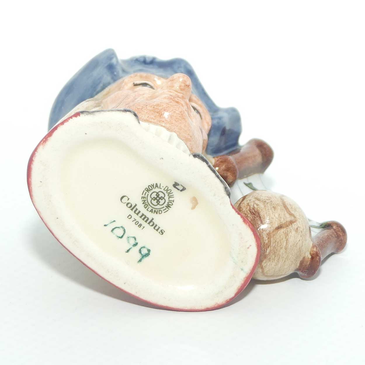 D7081 Royal Doulton tiny character jug Columbus | Explorers | LE1099