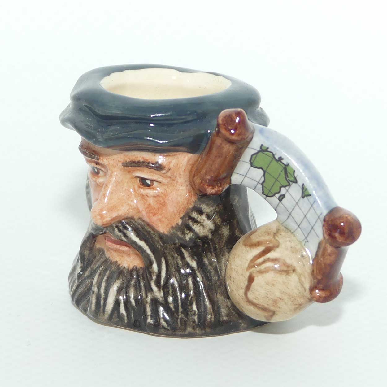 D7083 Royal Doulton tiny character jug DaGama | Explorers | LE1099