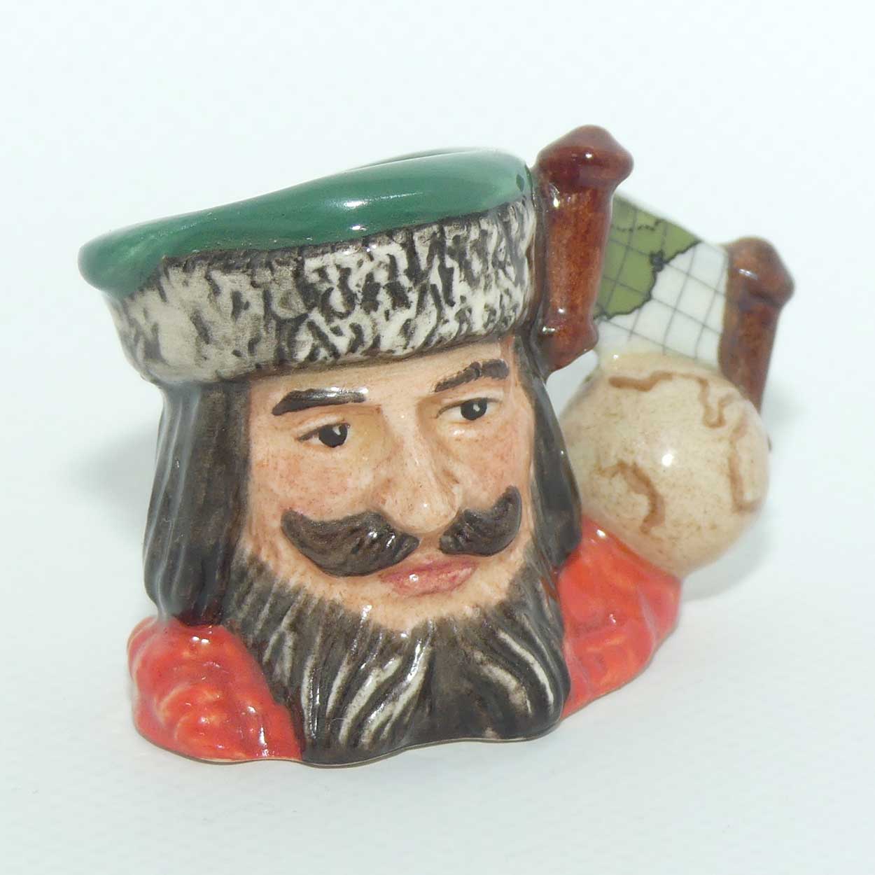 D7084 Royal Doulton tiny character jug Marco Polo | Explorers | LE1099
