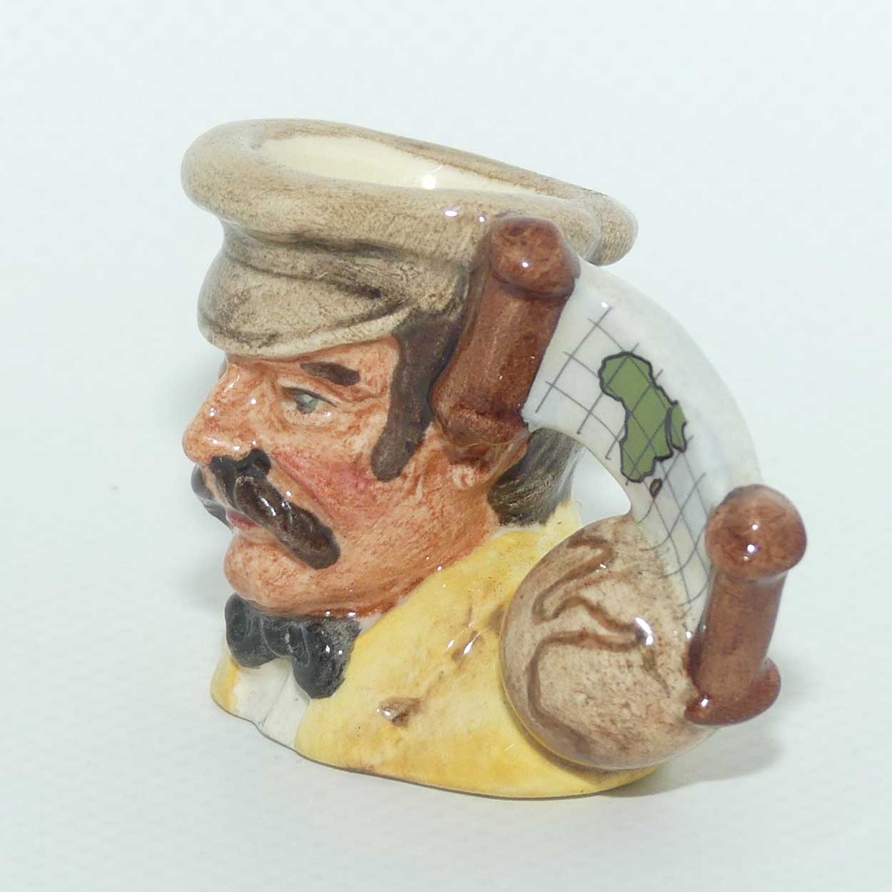 D7085 Royal Doulton tiny character jug Dr Livingstone | Explorers | LE1099