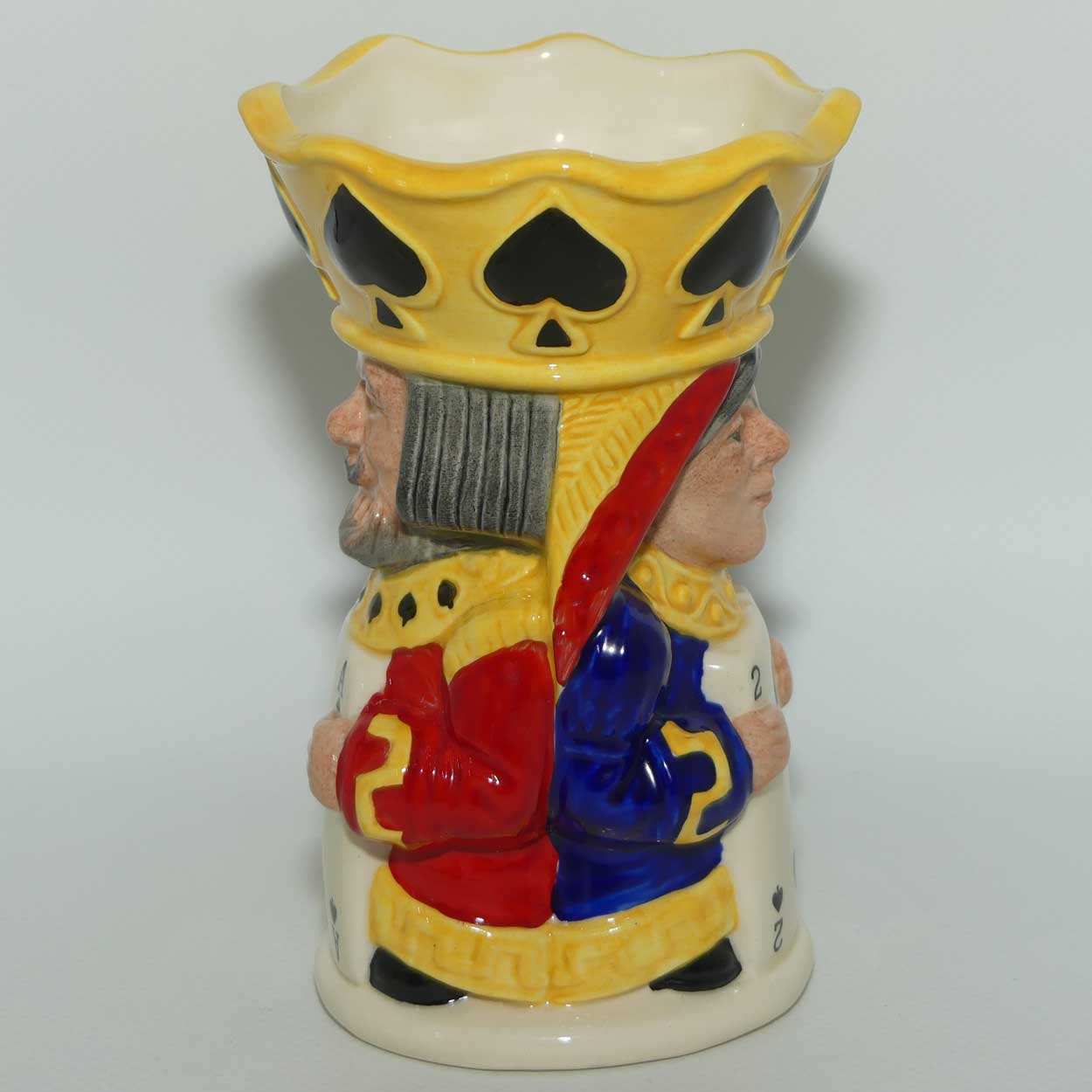 D7087 Royal Doulton toby jug King and Queen of Spades | LE 377/2500