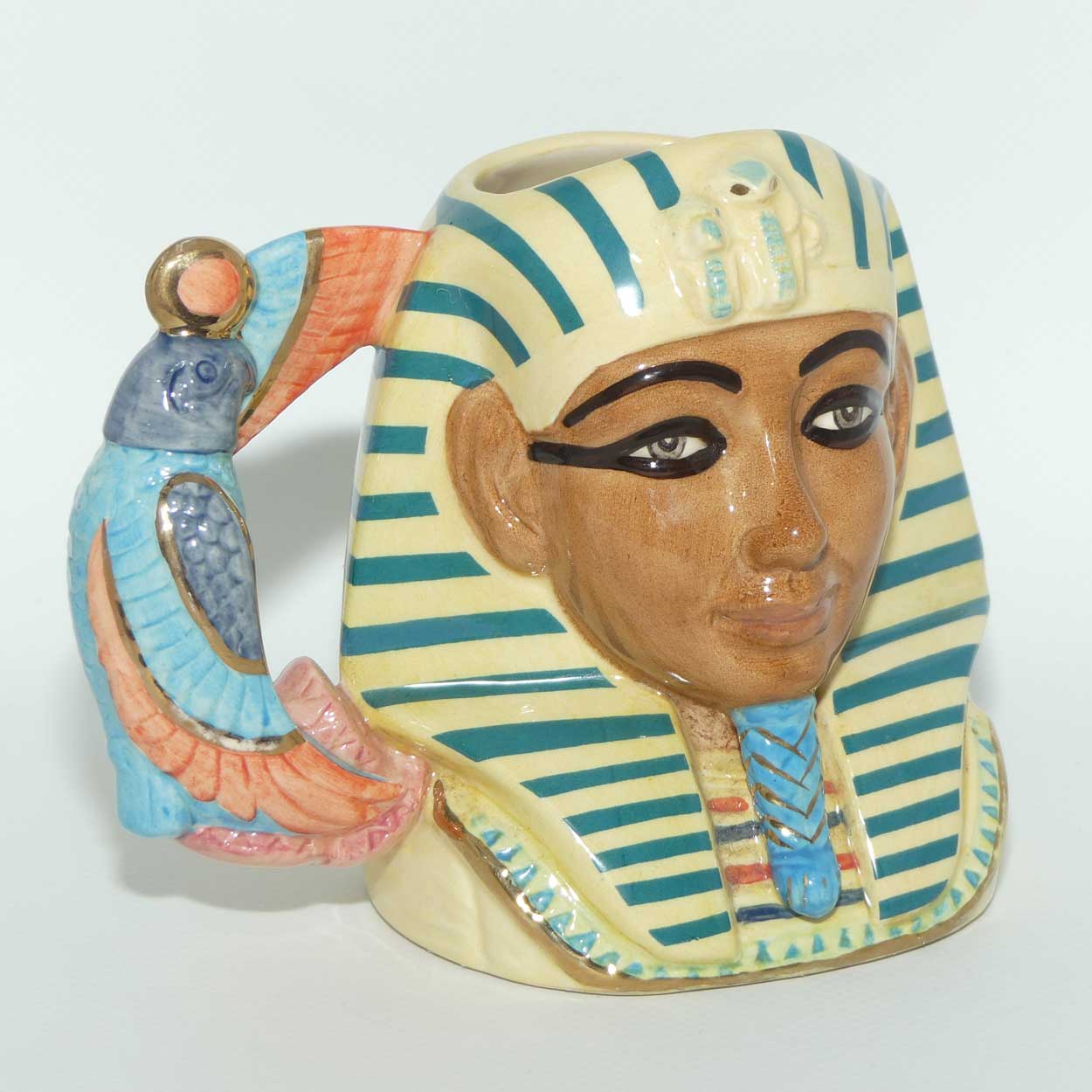 D7127 Royal Doulton small character jug Tutankhamen | LE 195/1500