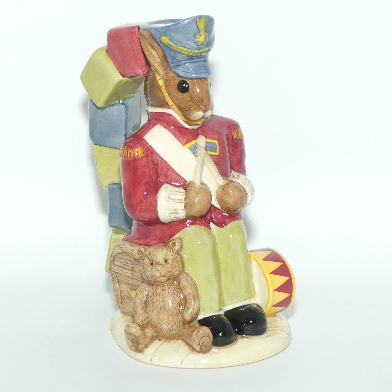 D7185 Royal Doulton Bunnykins Toy Soldier Toby Jug | LE 1500 + Cert | boxed