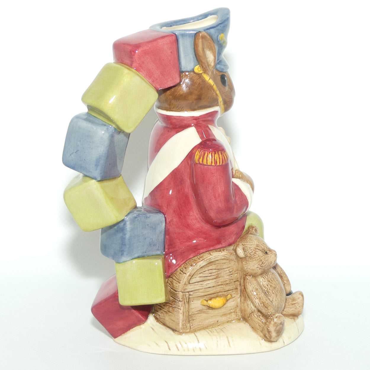 D7185 Royal Doulton Bunnykins Toy Soldier Toby Jug | LE 1500 + Cert | boxed