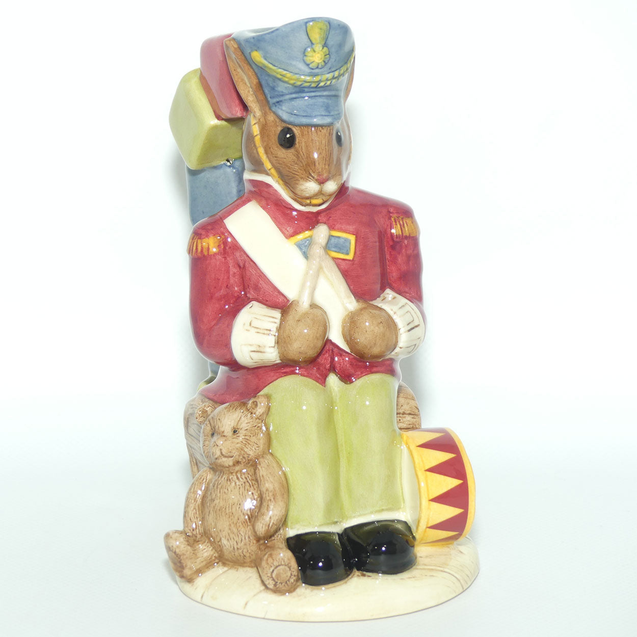 D7185 Royal Doulton Bunnykins Toy Soldier Toby Jug | LE 1500 + Cert | boxed