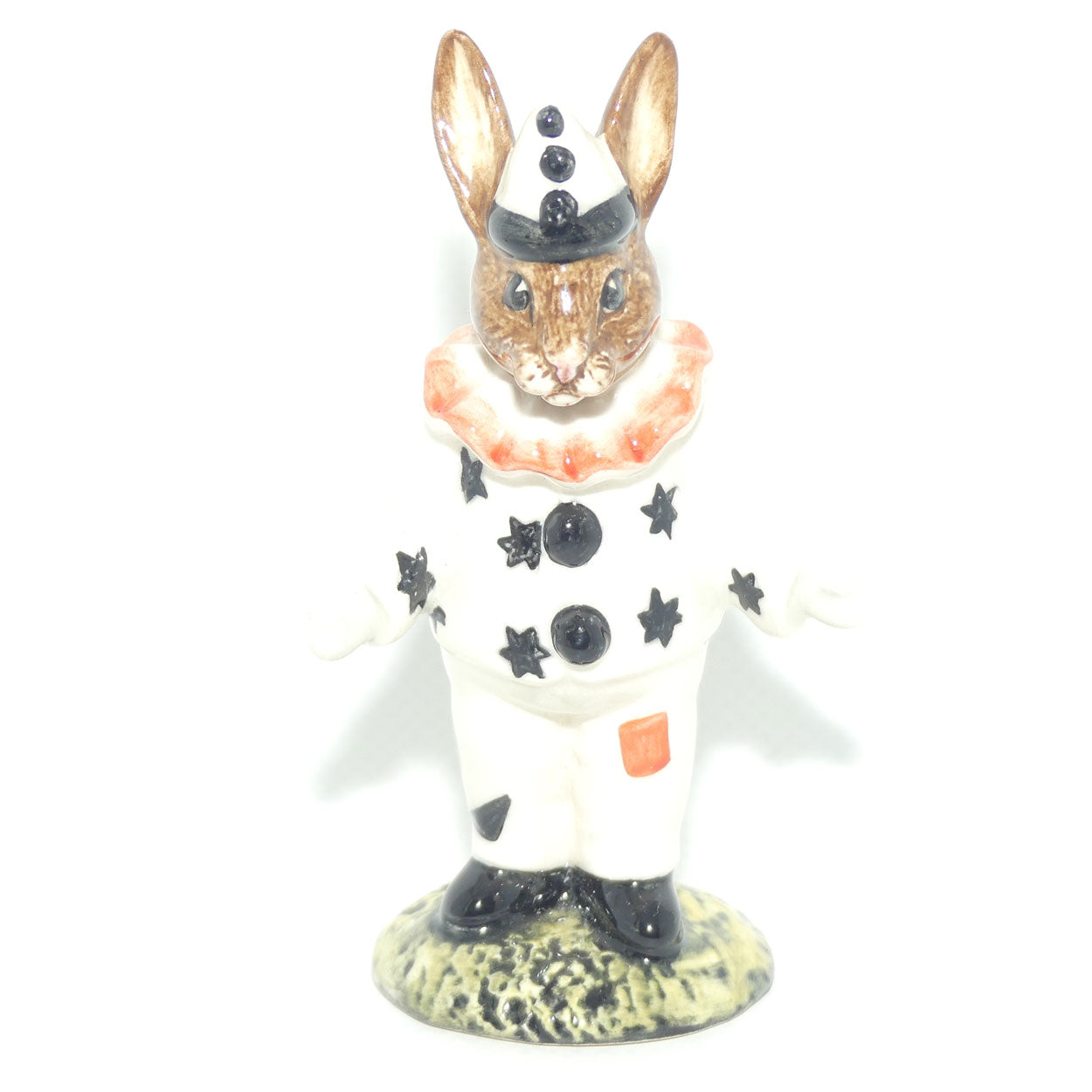 DB128 Royal Doulton Bunnykins Clown | Red Ruff | LE 750 | figure only