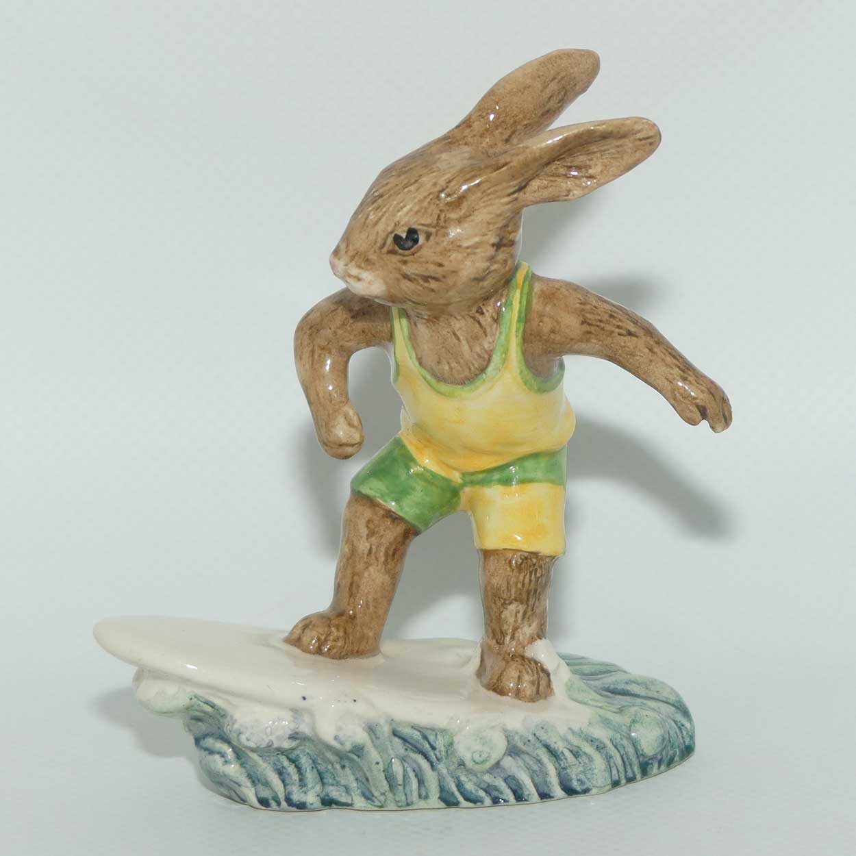 DB133 Royal Doulton Bunnykins Aussie Surfer | figure only