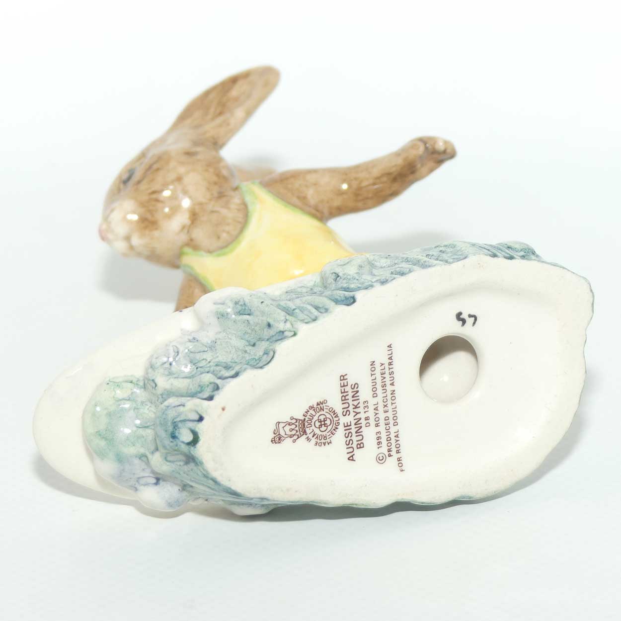 DB133 Royal Doulton Bunnykins Aussie Surfer | figure only