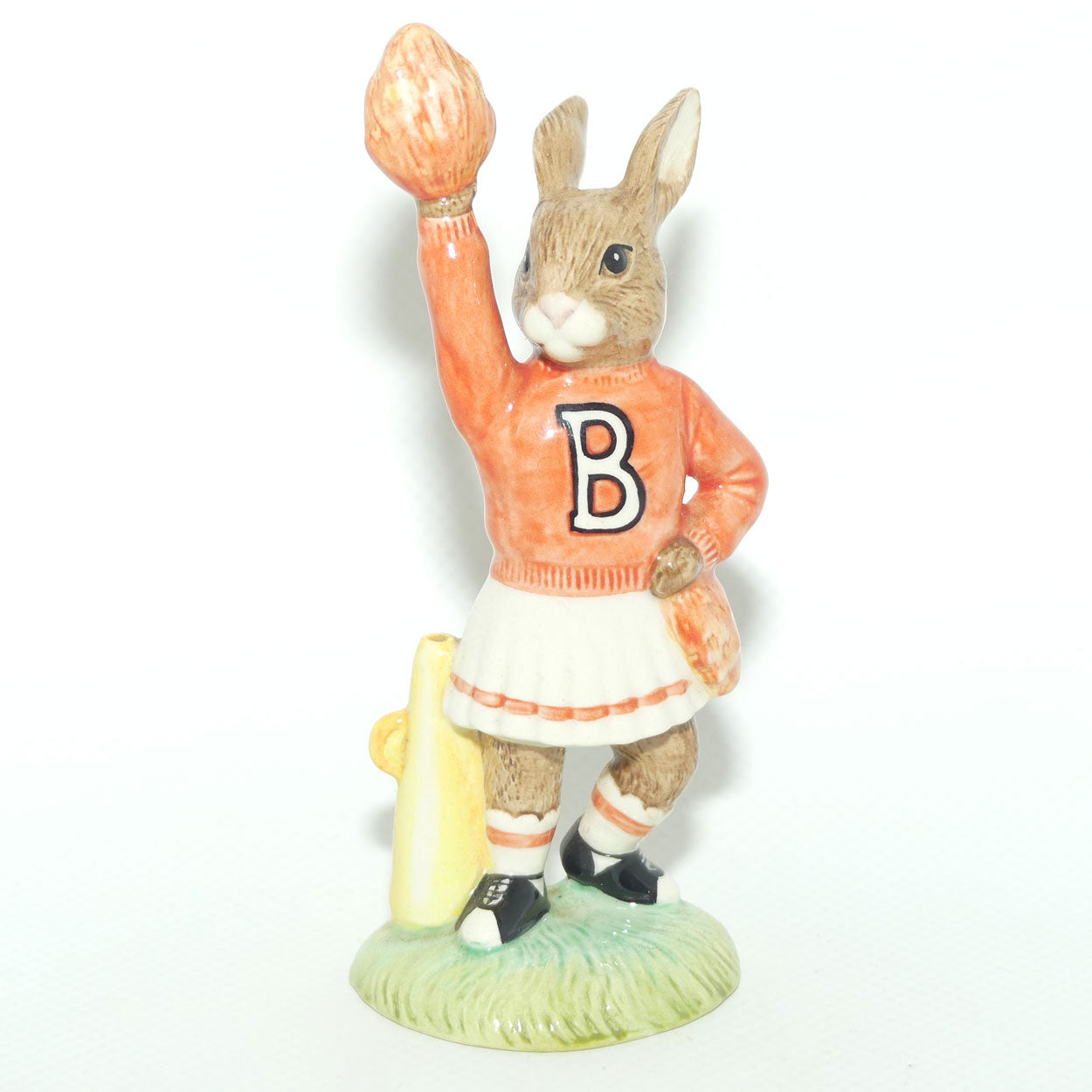 DB142 Royal Doulton Bunnykins Cheerleader | Red | Figure only | LE