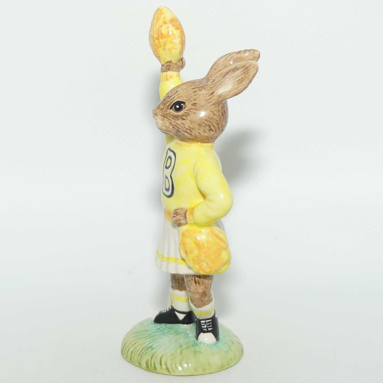 DB143 Royal Doulton Bunnykins Cheerleader | Yellow | Figure only | LE