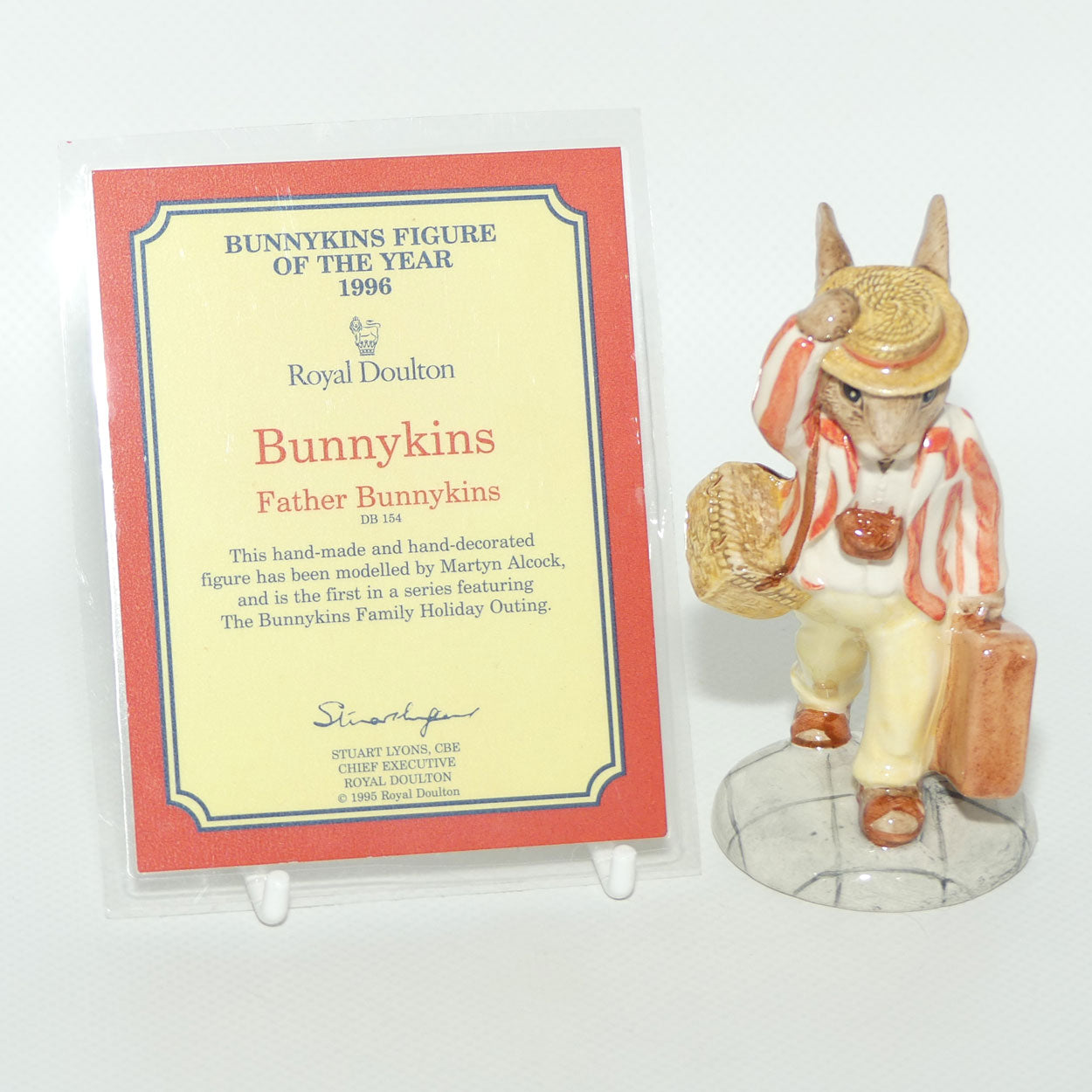 DB154 Royal Doulton Bunnykins Father | Box + Cert