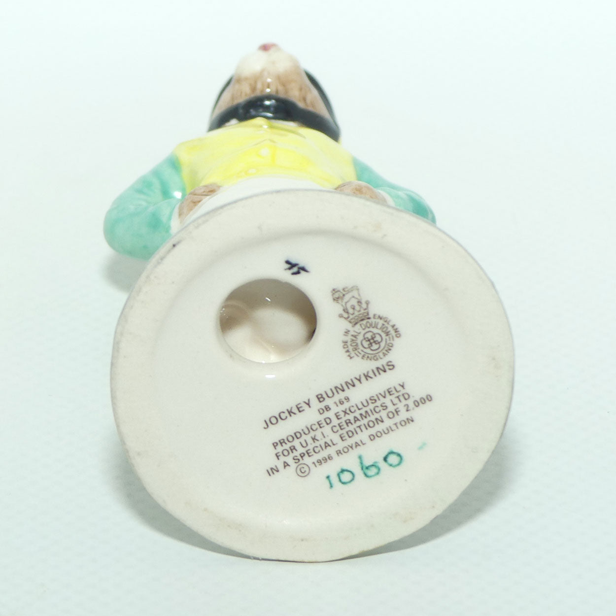 DB169 Royal Doulton Bunnykins Jockey | LE1060/2000 | box + cert