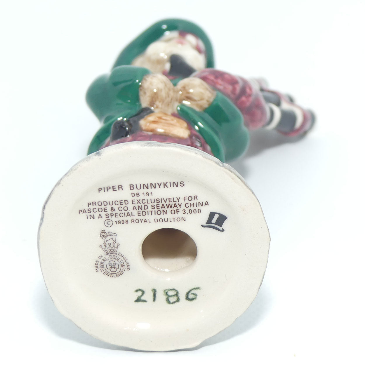 DB191 Royal Doulton Bunnykins Piper | LE2186/3000 | no box