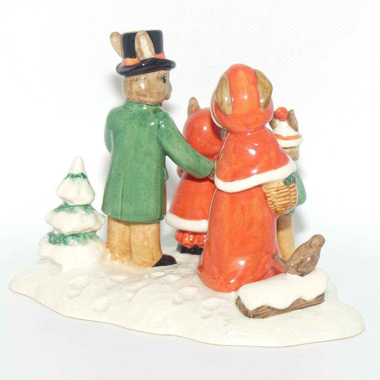 DB194 Royal Doulton Bunnykins Merry Christmas Tableau | Figure + Cert