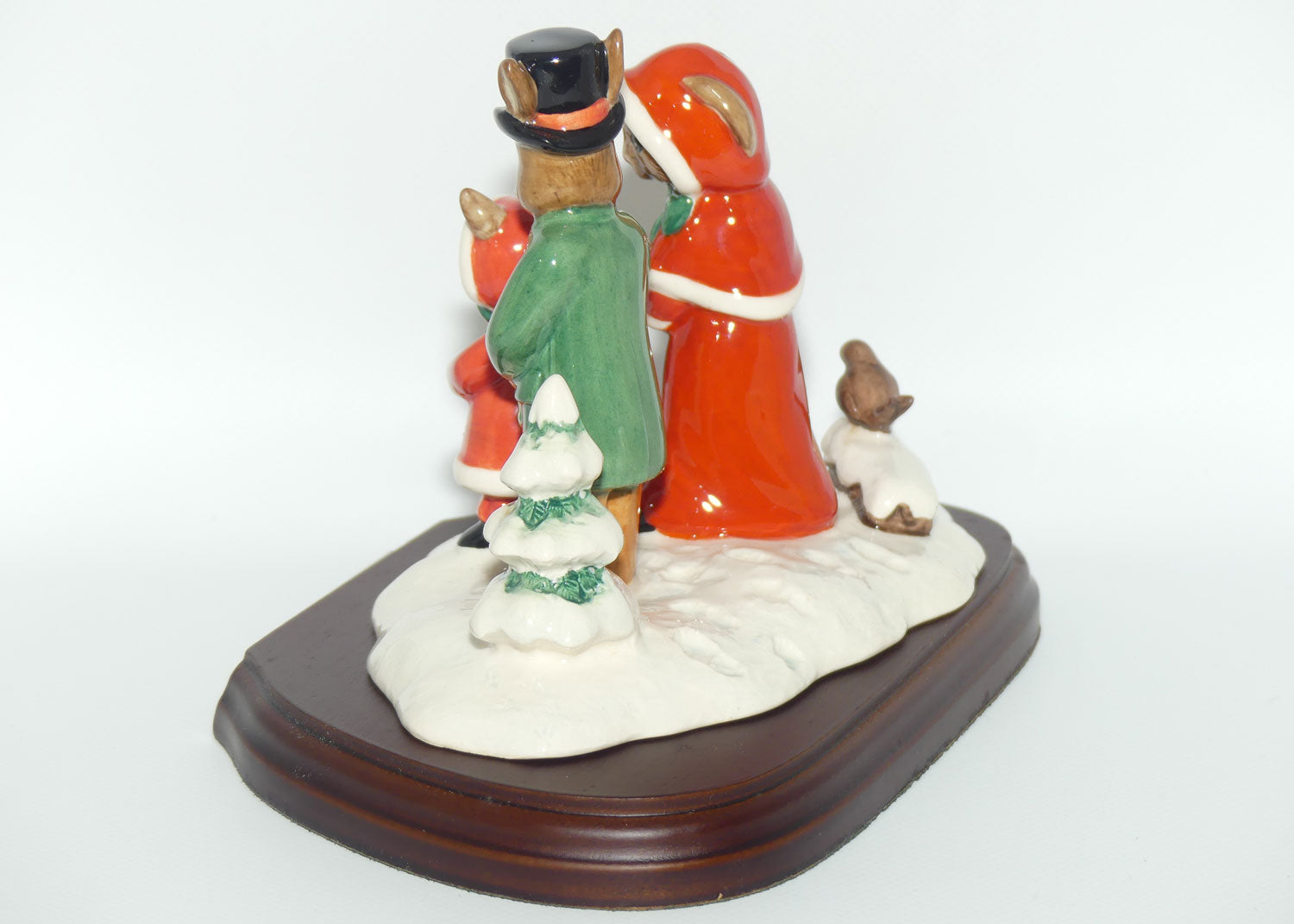 DB194 Royal Doulton Bunnykins Merry Christmas Bunnykins tableau | Ltd Ed 845/2000 | Box + Cert