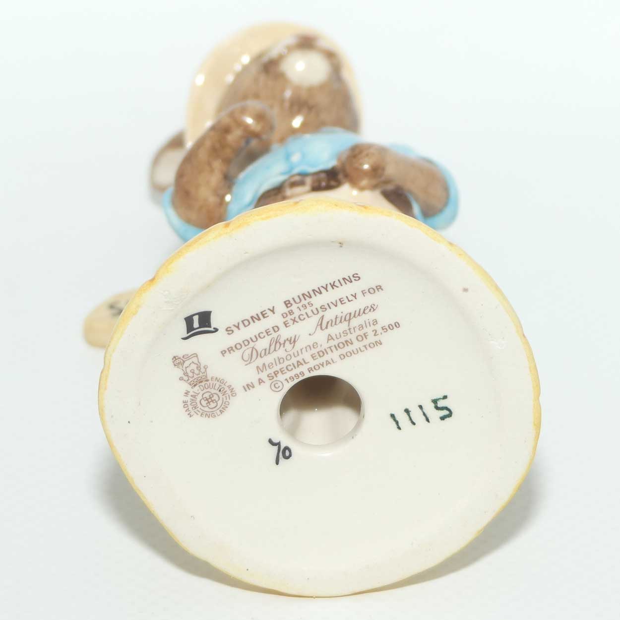 DB195 Royal Doulton Bunnykins Sydney | LE 1115/2500 | box + Cert