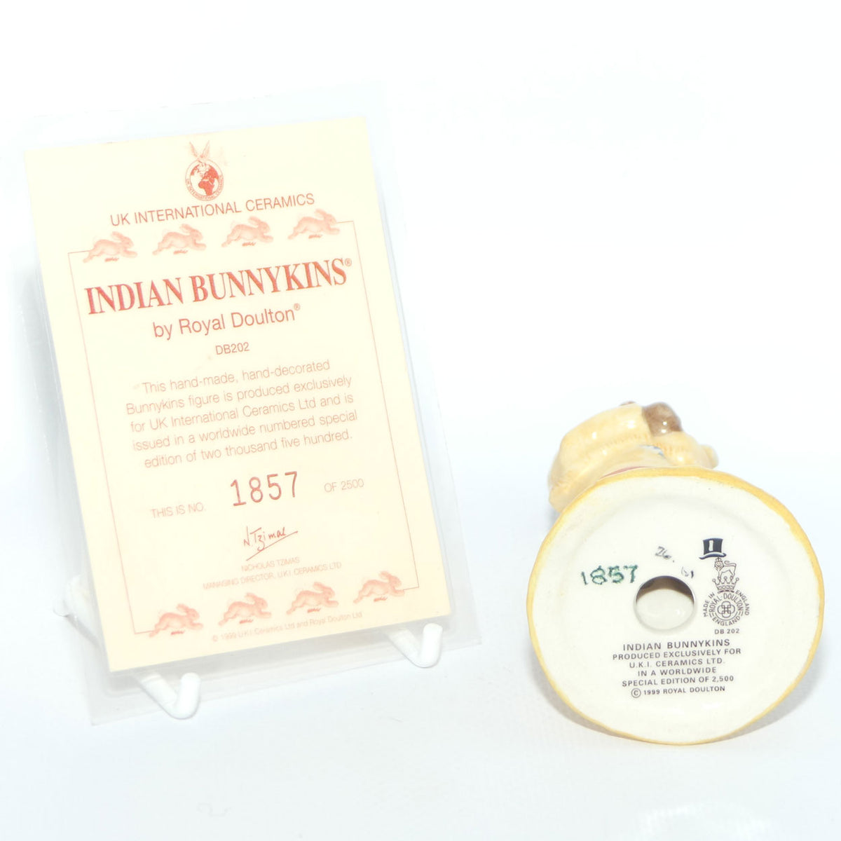 DB202 Royal Doulton Bunnykins Indian | LE1857/2500 | no box