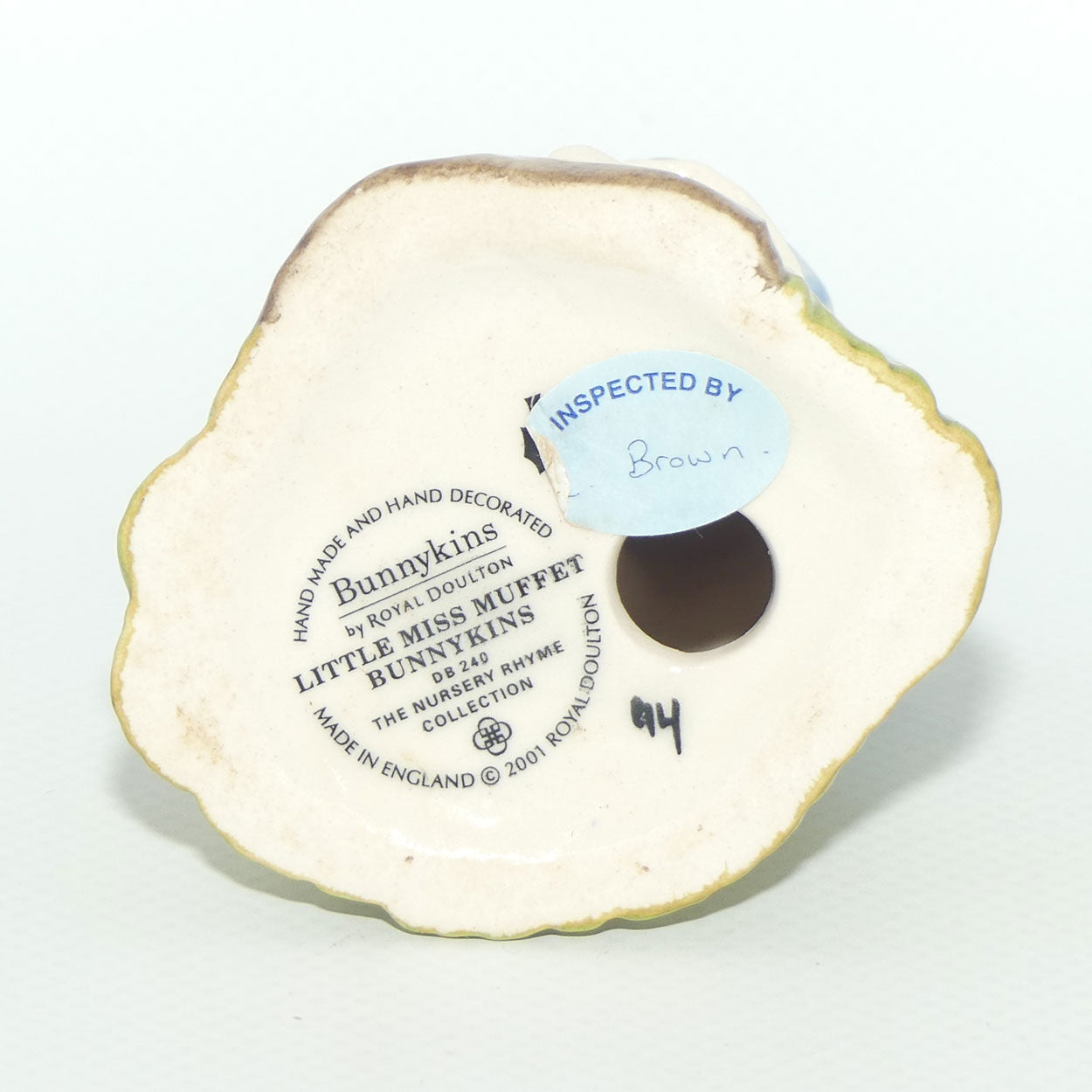 DB240 Royal Doulton Bunnykins Little Miss Muffet | boxed #2