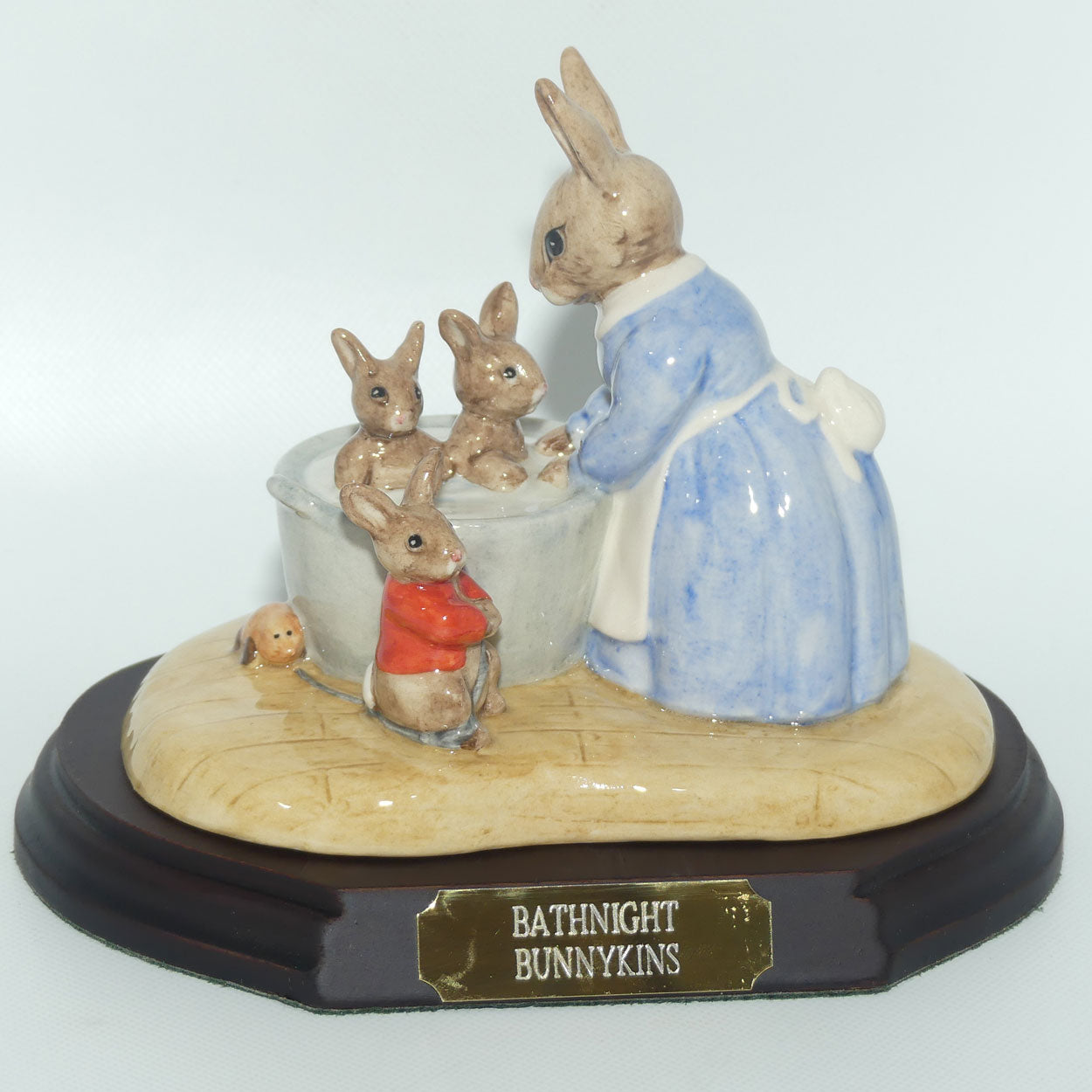 DB241 Royal Doulton Bunnykins Bath Night Tableau | LE 2875/5000 | box + Cert