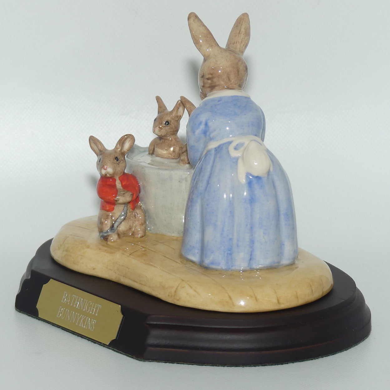 DB241 Royal Doulton Bunnykins Bath Night Tableau | LE 2875/5000 | box + Cert