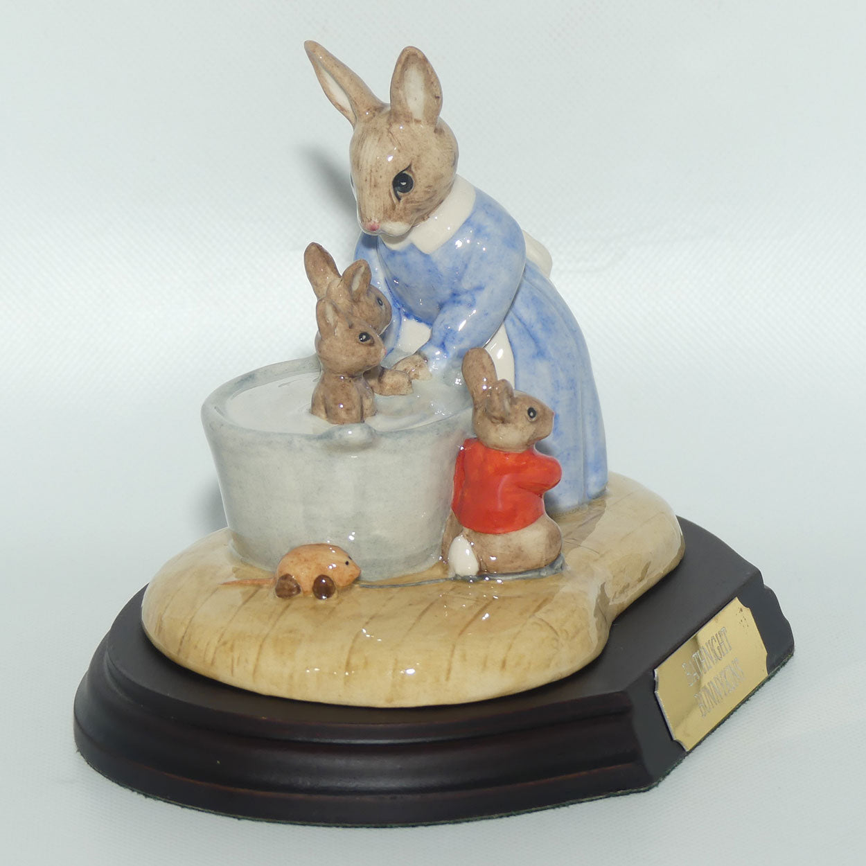 DB241 Royal Doulton Bunnykins Bath Night Tableau | LE 2875/5000 | box + Cert