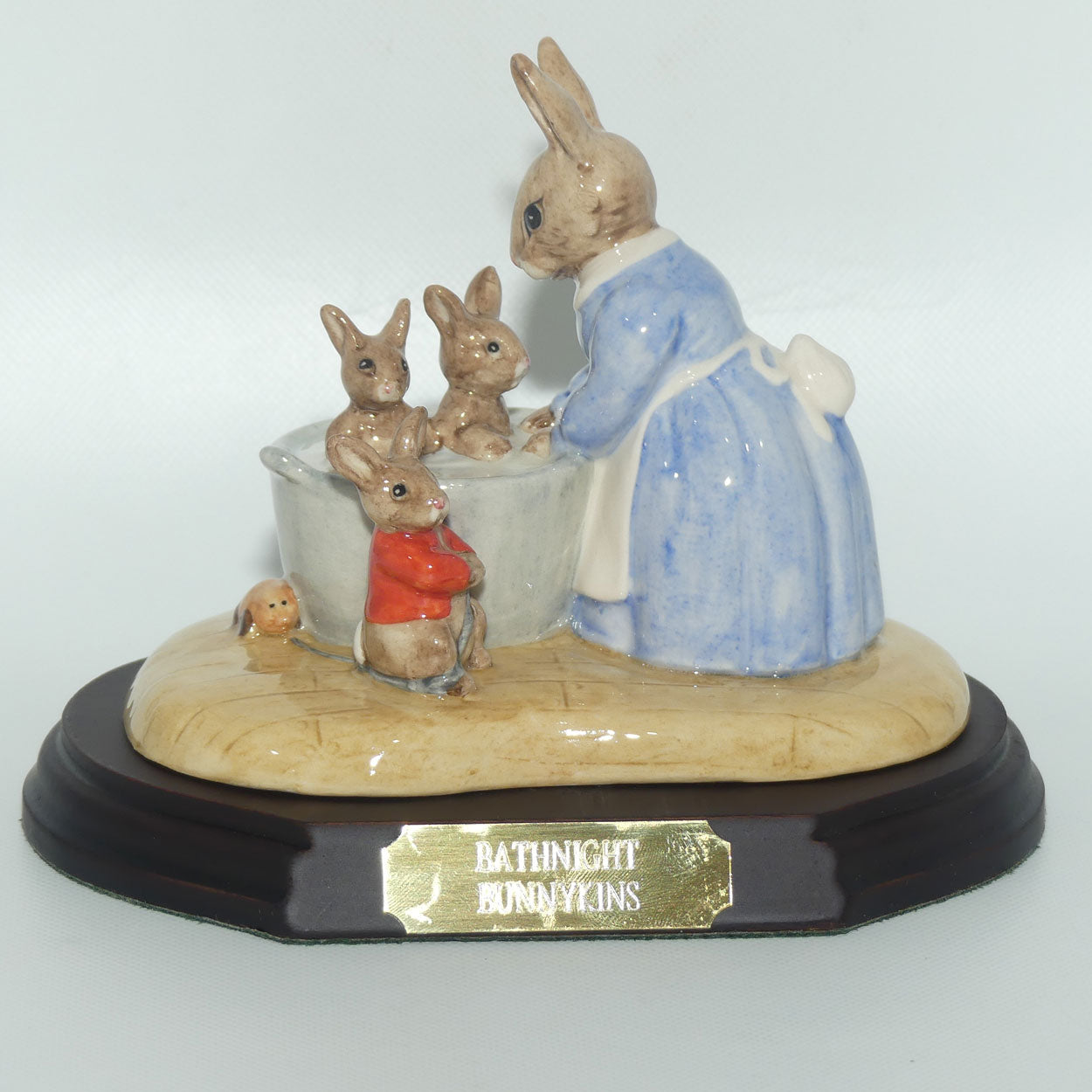 DB241 Royal Doulton Bunnykins Bath Night Tableau | LE 2875/5000 | box + Cert