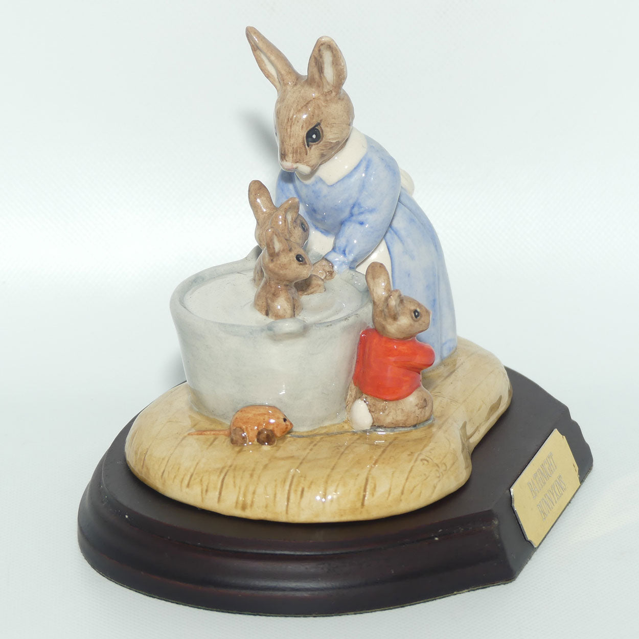 DB241 Royal Doulton Bunnykins Bath Night Tableau | LE 2883/5000 | no box