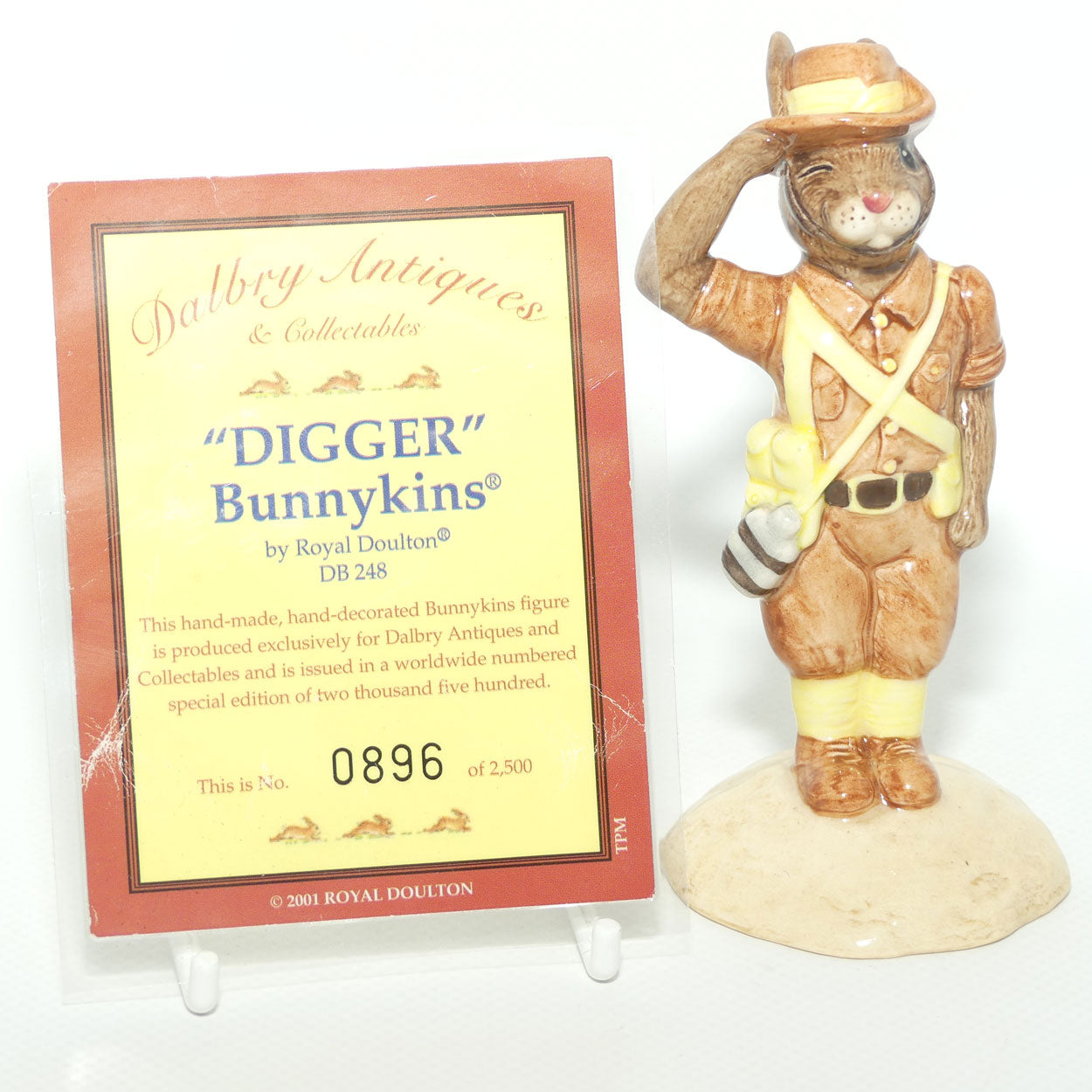 DB248 Royal Doulton Bunnykins Digger | LE896/2500 + Cert