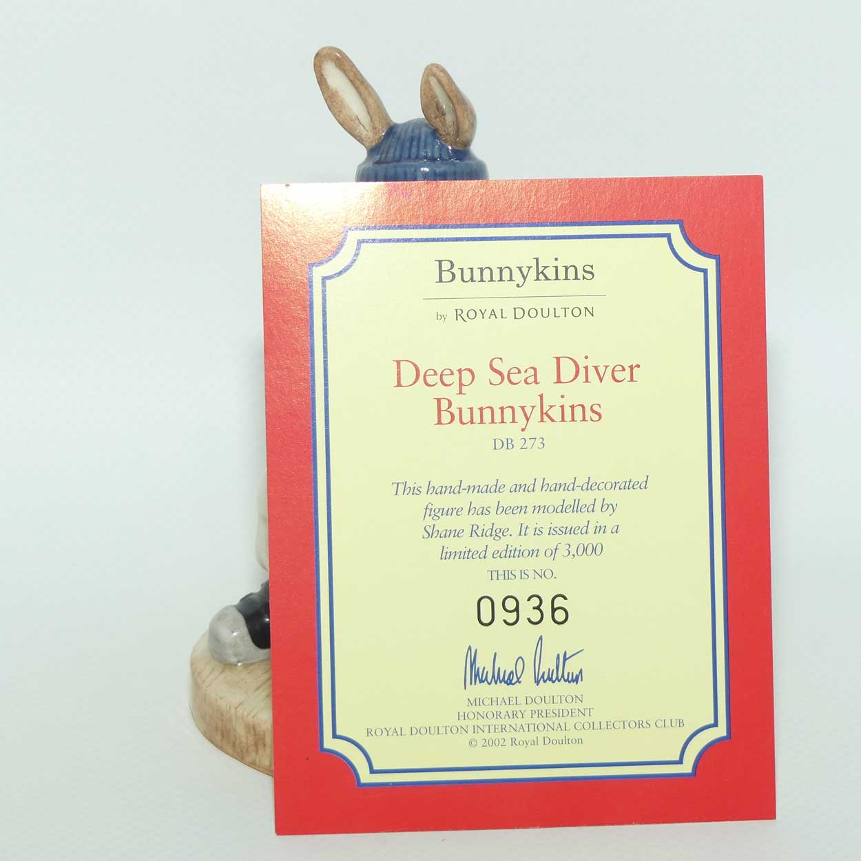 DB273 Royal Doulton Bunnykins Deep Sea Diver | LE936/3000 | box + Cert