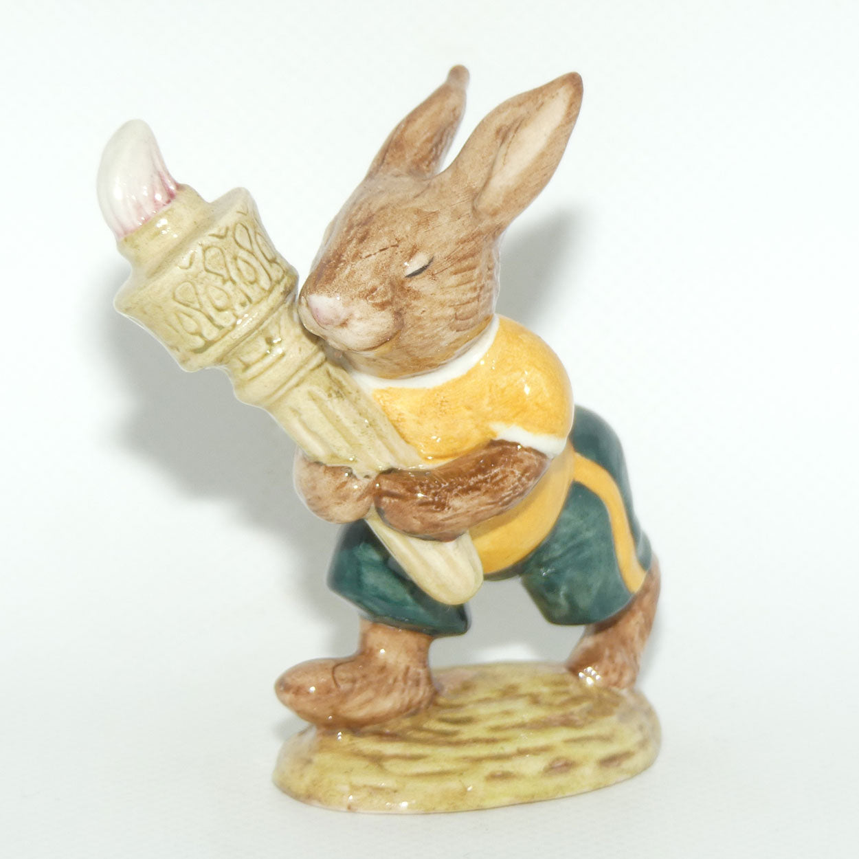 DB028B Royal Doulton Bunnykins Olympic | Green & Gold BK3 | no box |