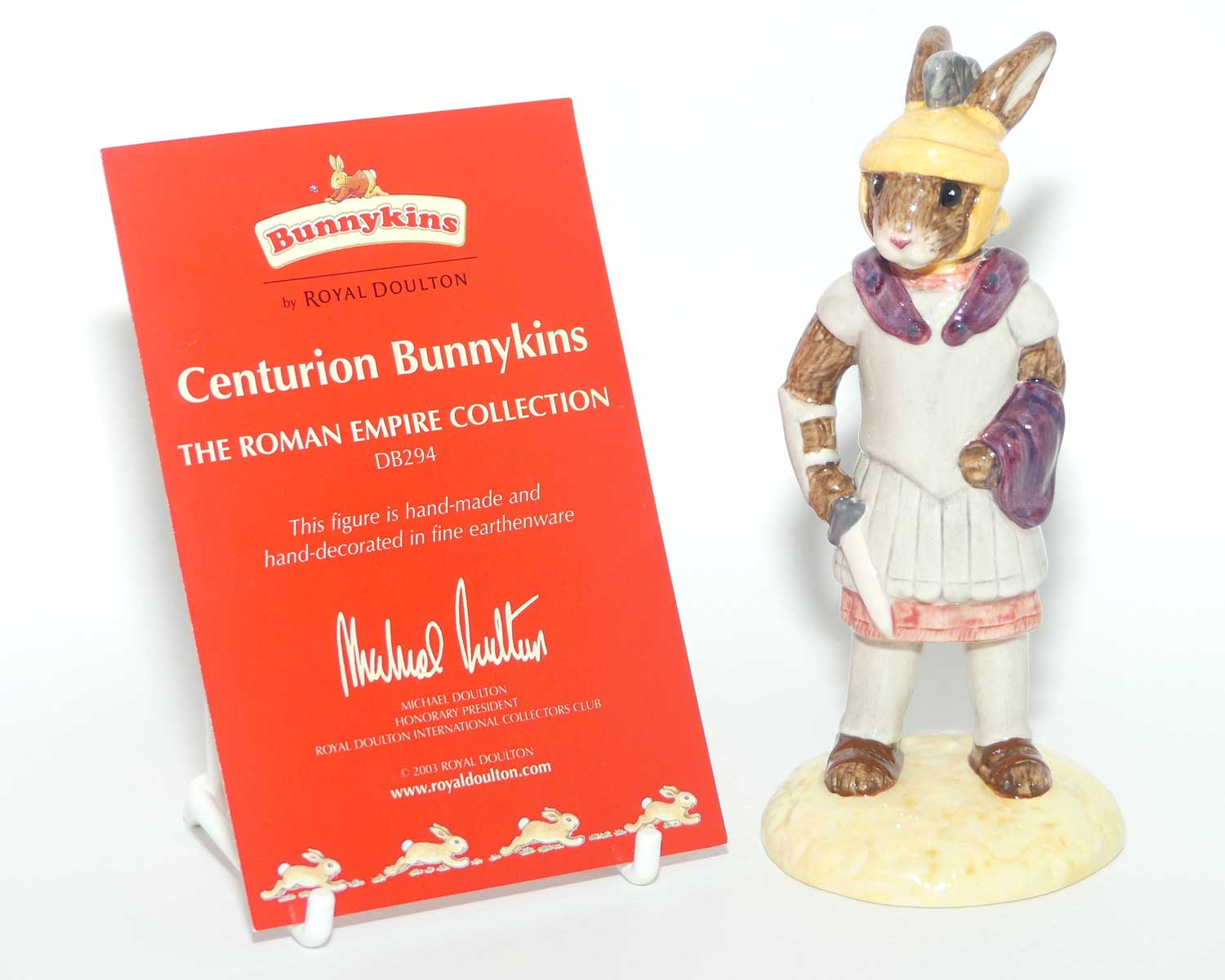 DB294 Royal Doulton Bunnykins Centurion | Roman Empire