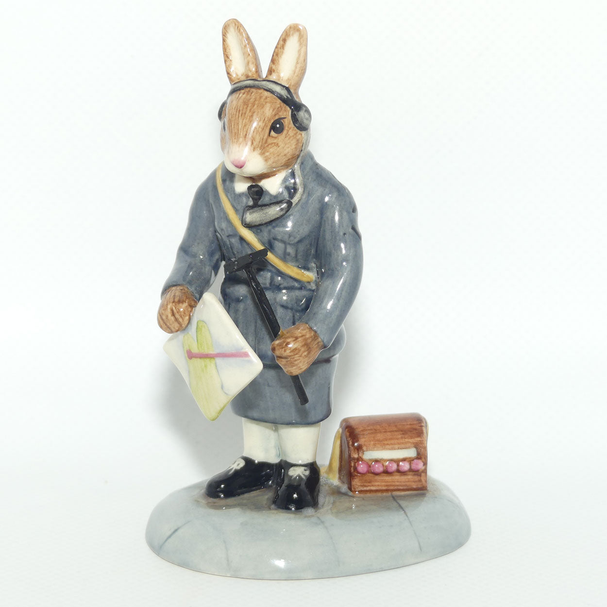 DB382 Royal Doulton Bunnykins World War II | Air Controller | signed