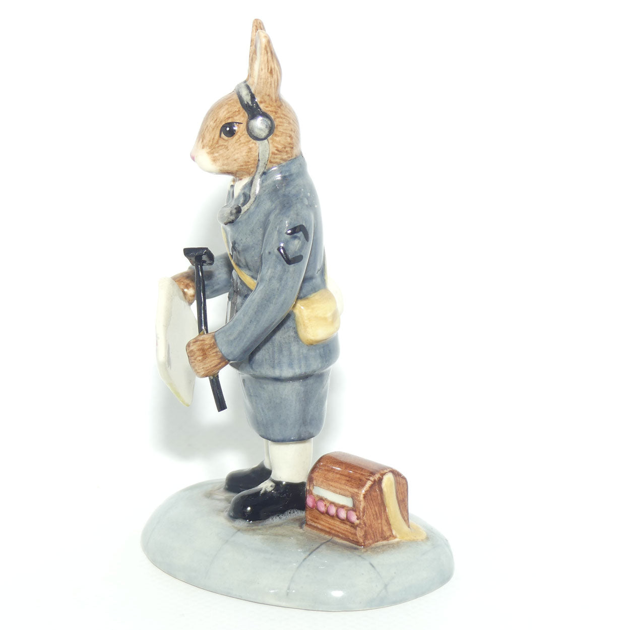 DB382 Royal Doulton Bunnykins World War II | Air Controller | signed