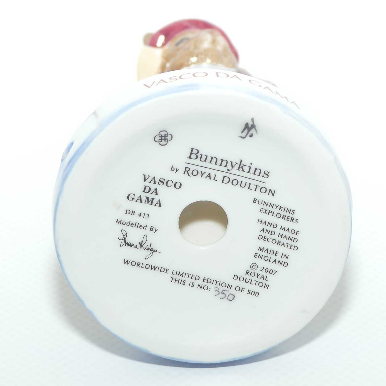 DB413 Royal Doulton Bunnykins Vasco Da Gama | Explorers | LE350/500