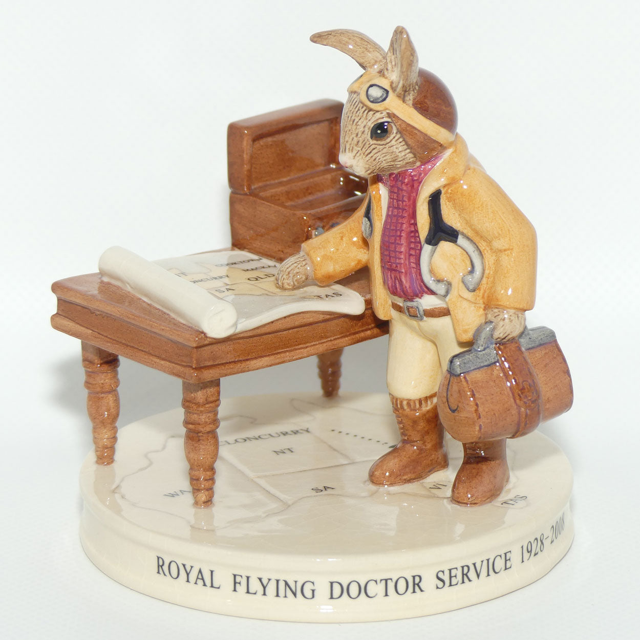 DB468 Royal Doulton Bunnykins Flying Doctor Bunnykins | LE 147/1000 + Box + Cert