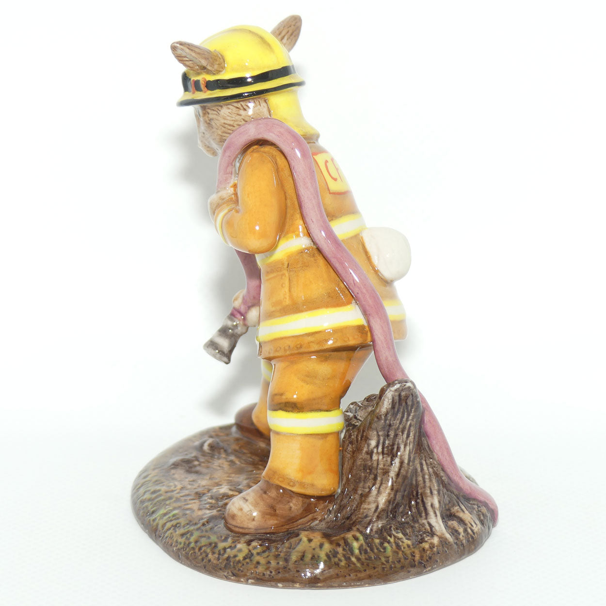 DB489 Royal Doulton Bunnykins Bush Fire Fighter Bunnykins | Box + Cert + Signed | LE 220/1000