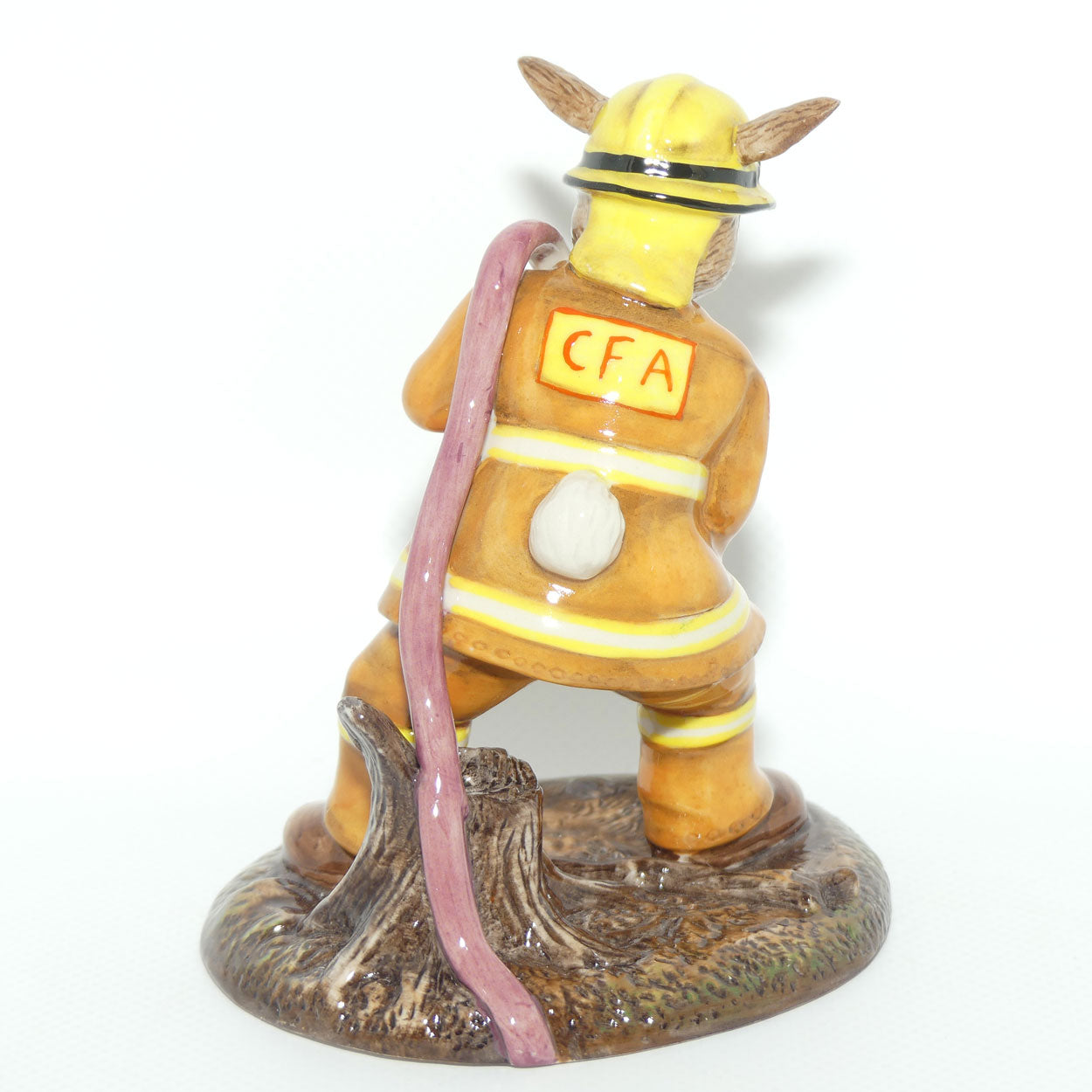DB489 Royal Doulton Bunnykins Bush Fire Fighter Bunnykins | Box + Cert + Signed | LE 220/1000